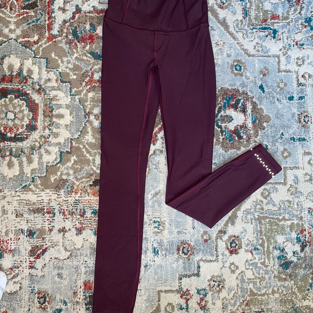lululemon athletica Burgundy Leggings